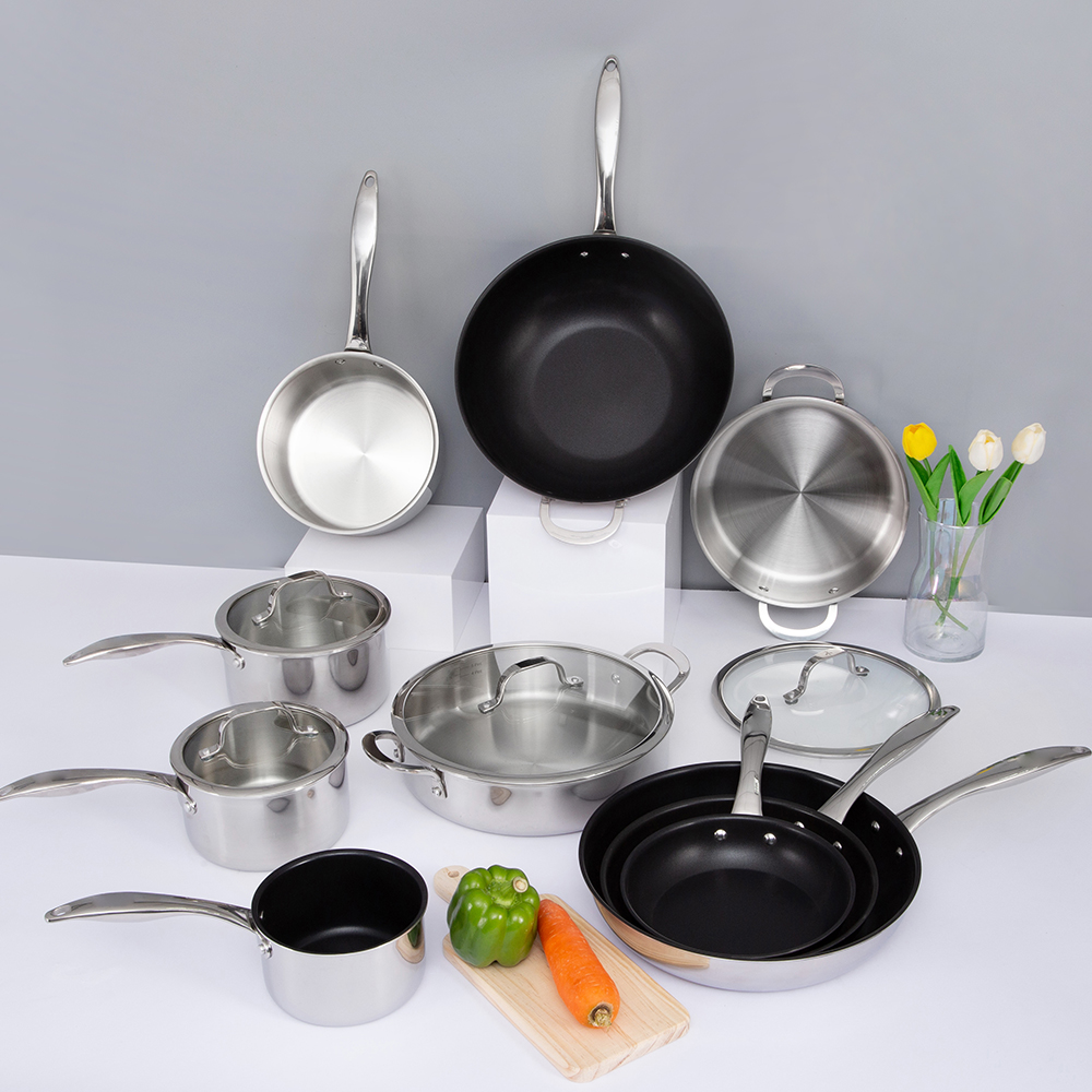 Set de vase din oțel inoxidabil JY-SN&SNT-set