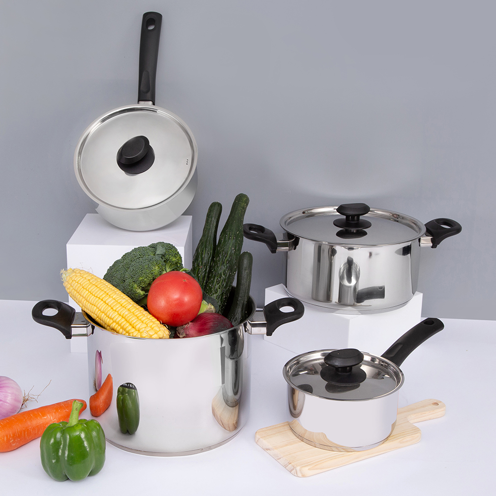 Set de vase din oțel inoxidabil JY-RS-set