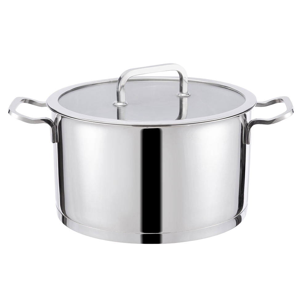 20*11,5 CM mâner lateral dublu SUS304 oală cu capac JY-20115ZFD