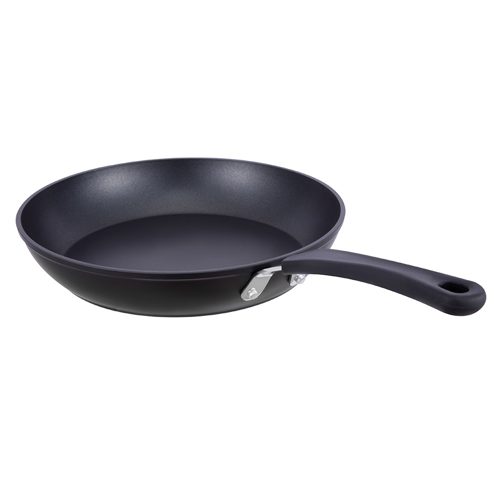 Tigaie din aluminiu antiaderent neagră de 24*4,7 cm fără capac JY-GWQ-2447